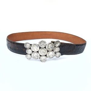 Regina Maree American Coin Leather Belt Accessory
